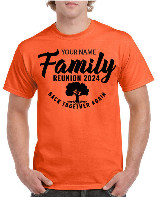 2024 Family Reunion Back Together Again Tee (Customizable)