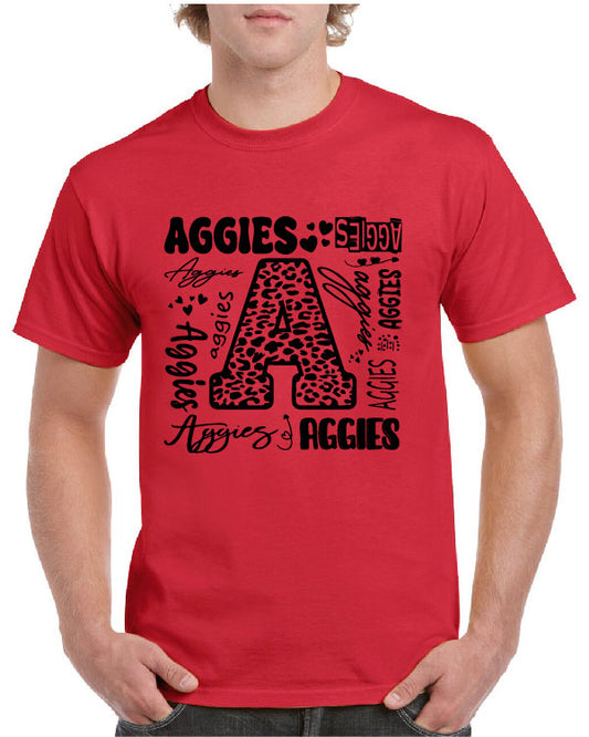 AGGIES A TEXT TEE