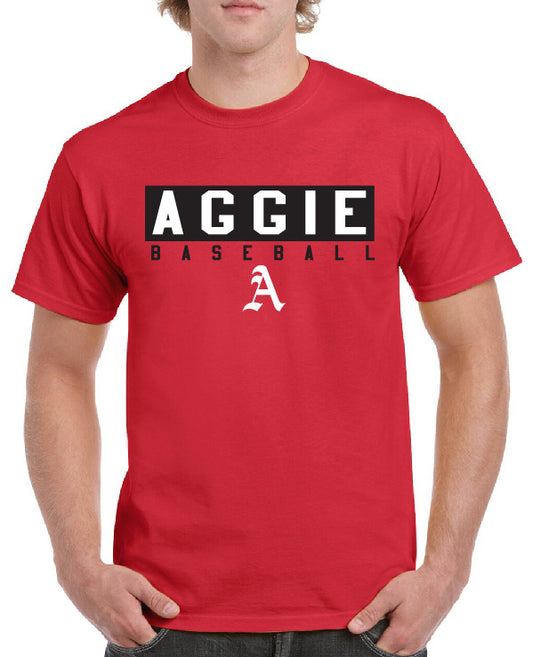 AGGIE A BASEBALL TEE