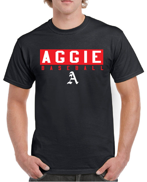 AGGIE A BASEBALL TEE