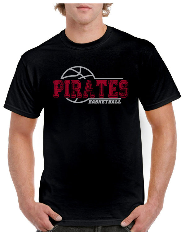 PIRATES BASKETBALL DISTRESS TEE