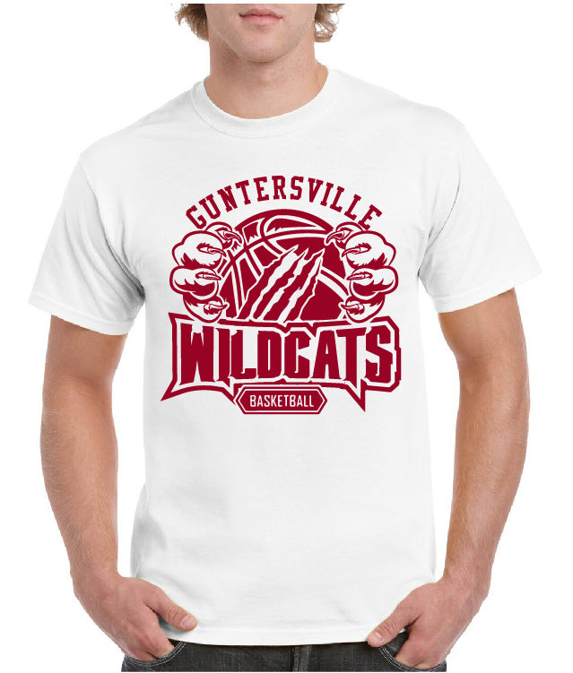 GUNTERSVILLE WILDCATS CLAW BASKETBALL TEE