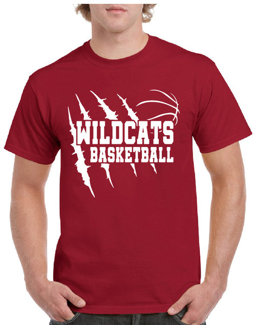 WILDCATS CLAW BASKETBALL TEE