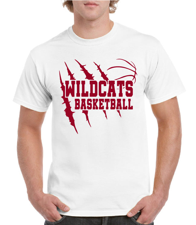 WILDCATS CLAW BASKETBALL TEE