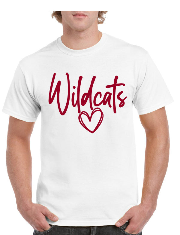 WILDCATS HEART TEE