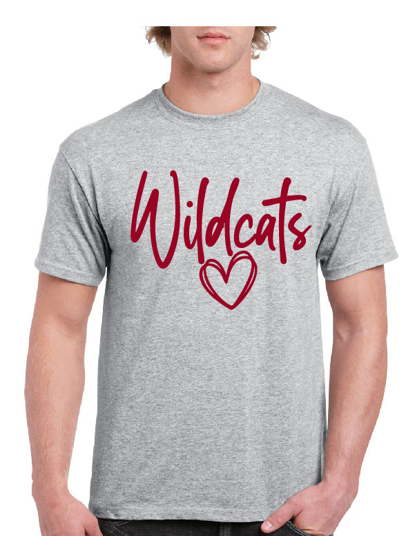 WILDCATS HEART TEE