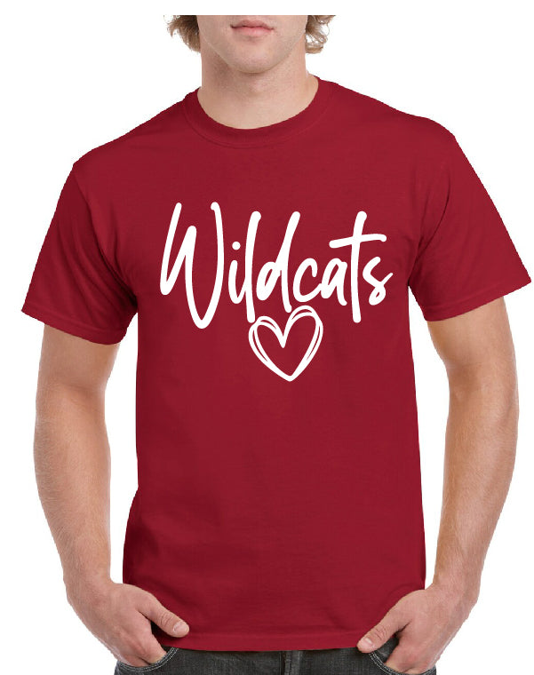 WILDCATS HEART TEE