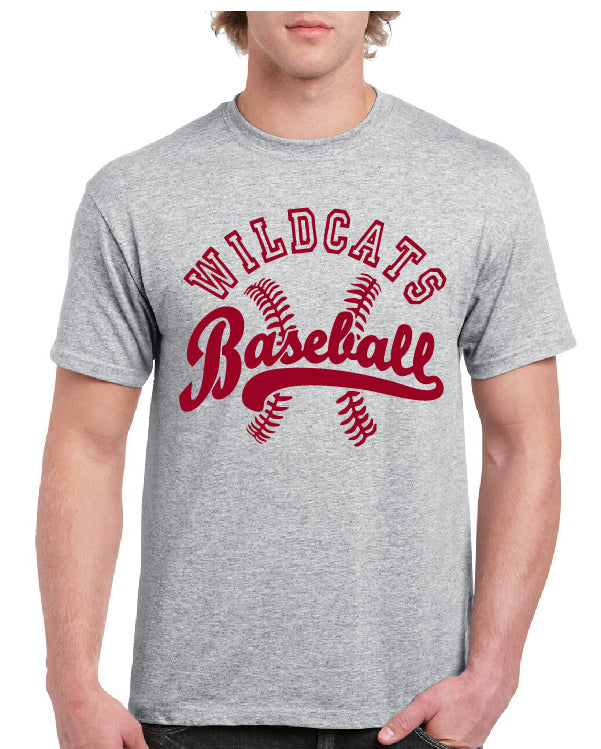 WILDCATS OUTLINE BASEBALL TEE