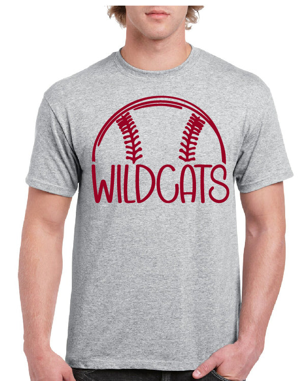 WILDCATS LARGE BASEBALL TEE