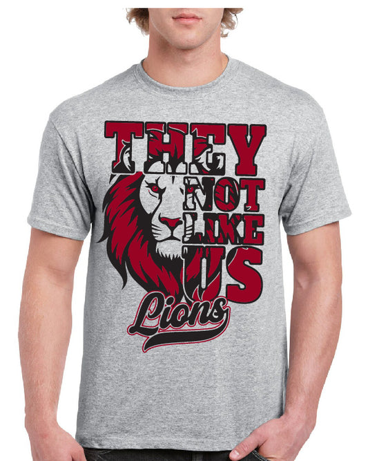 They Not Like Us Lions Head Tee