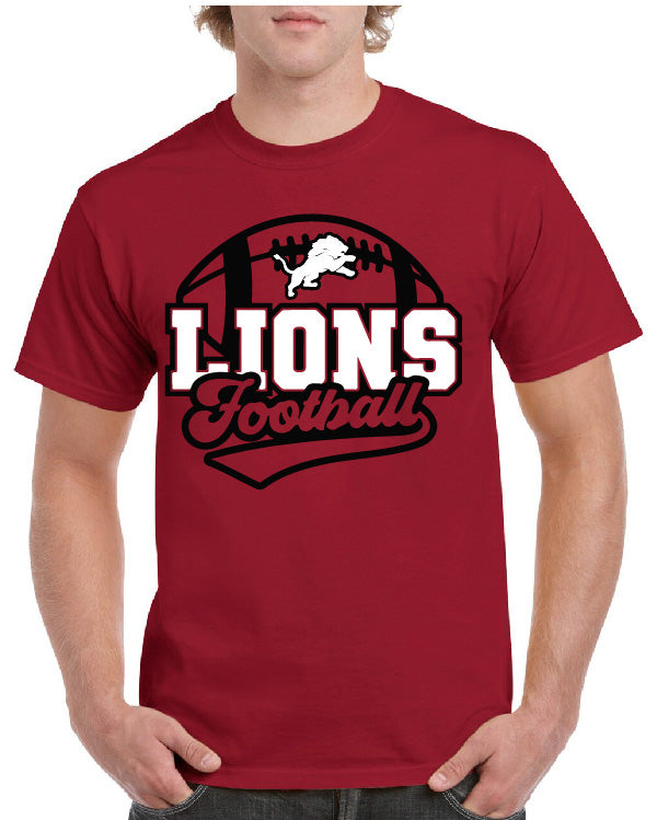 LIONS SCRIPT FOOTBALL TEE