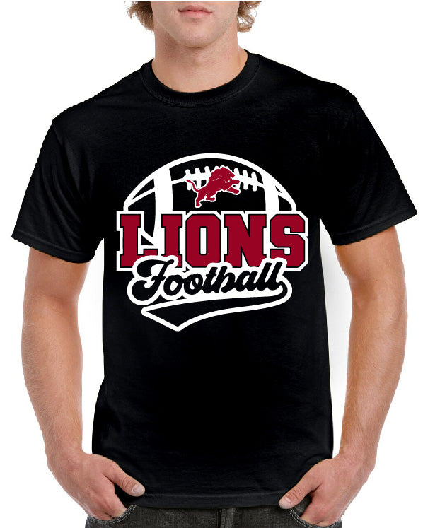 LIONS SCRIPT FOOTBALL TEE