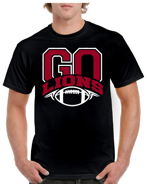 GO LIONS FOOTBALL TEE