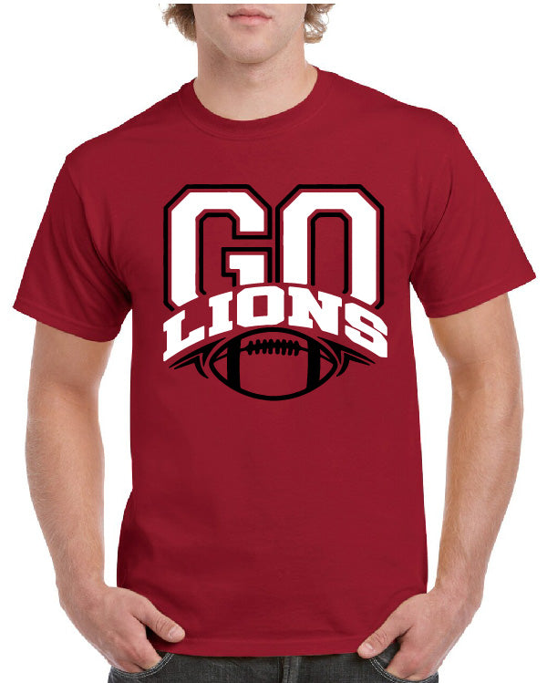 GO LIONS FOOTBALL TEE