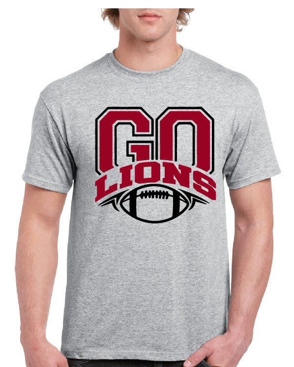 GO LIONS FOOTBALL TEE