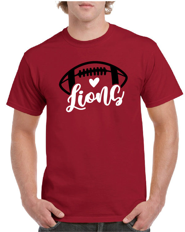 LIONS LOVE FOOTBALL TEE