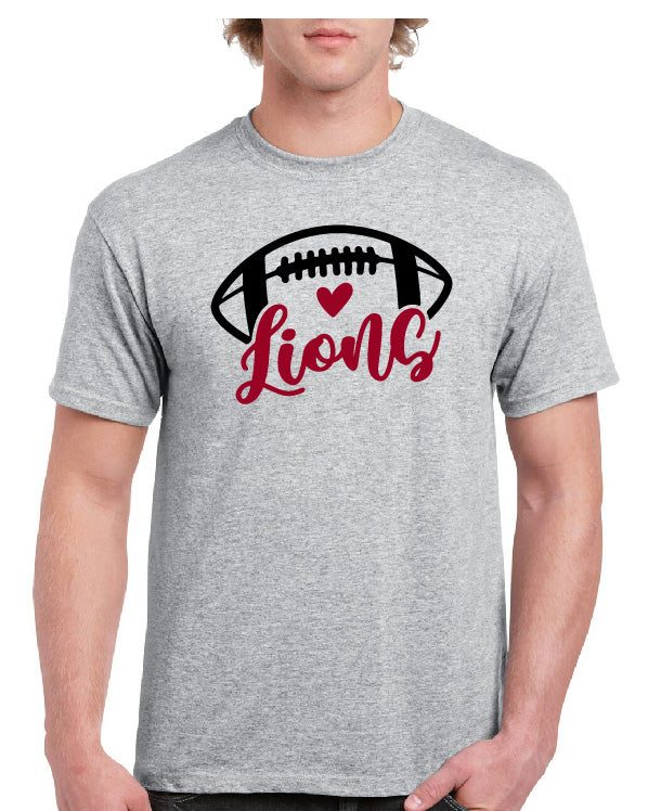 LIONS LOVE FOOTBALL TEE