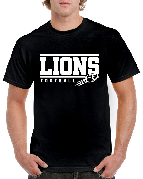 SARDIS LIONS ZOOMING FOOTBALL TEE