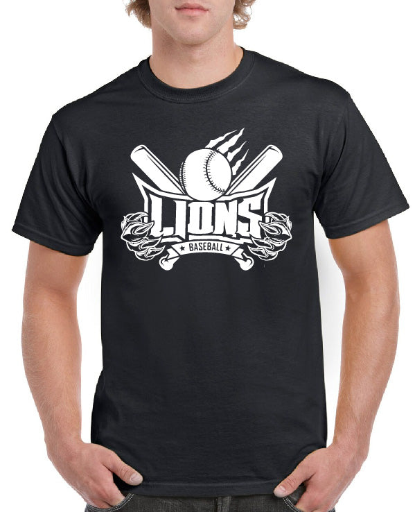 LIONS CLAW BASEBALL TEE