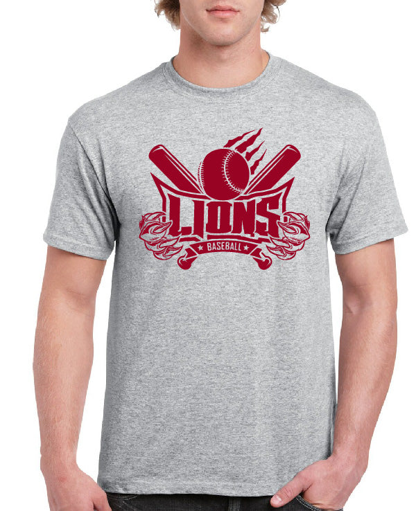 LIONS CLAW BASEBALL TEE