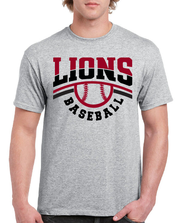 LIONS BASEBALL SPLIT TEE