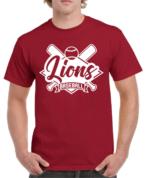 LIONS BATTER BOX BASEBALL TEE