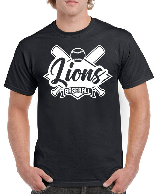 LIONS BATTER BOX BASEBALL TEE