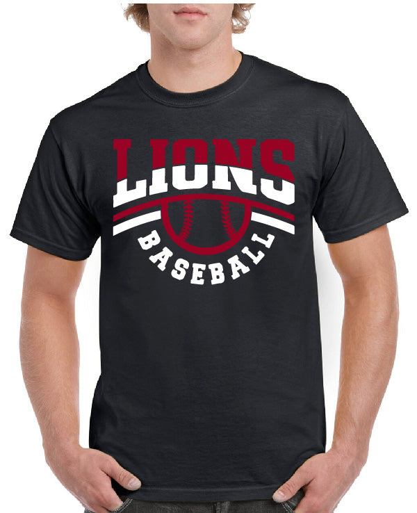 LIONS BASEBALL SPLIT TEE