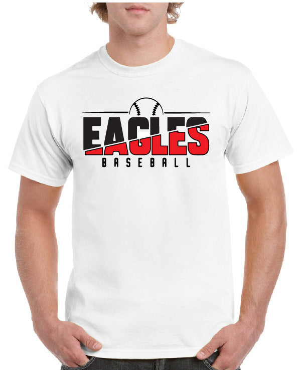 EAGLES SPLIT BASEBALL TEE